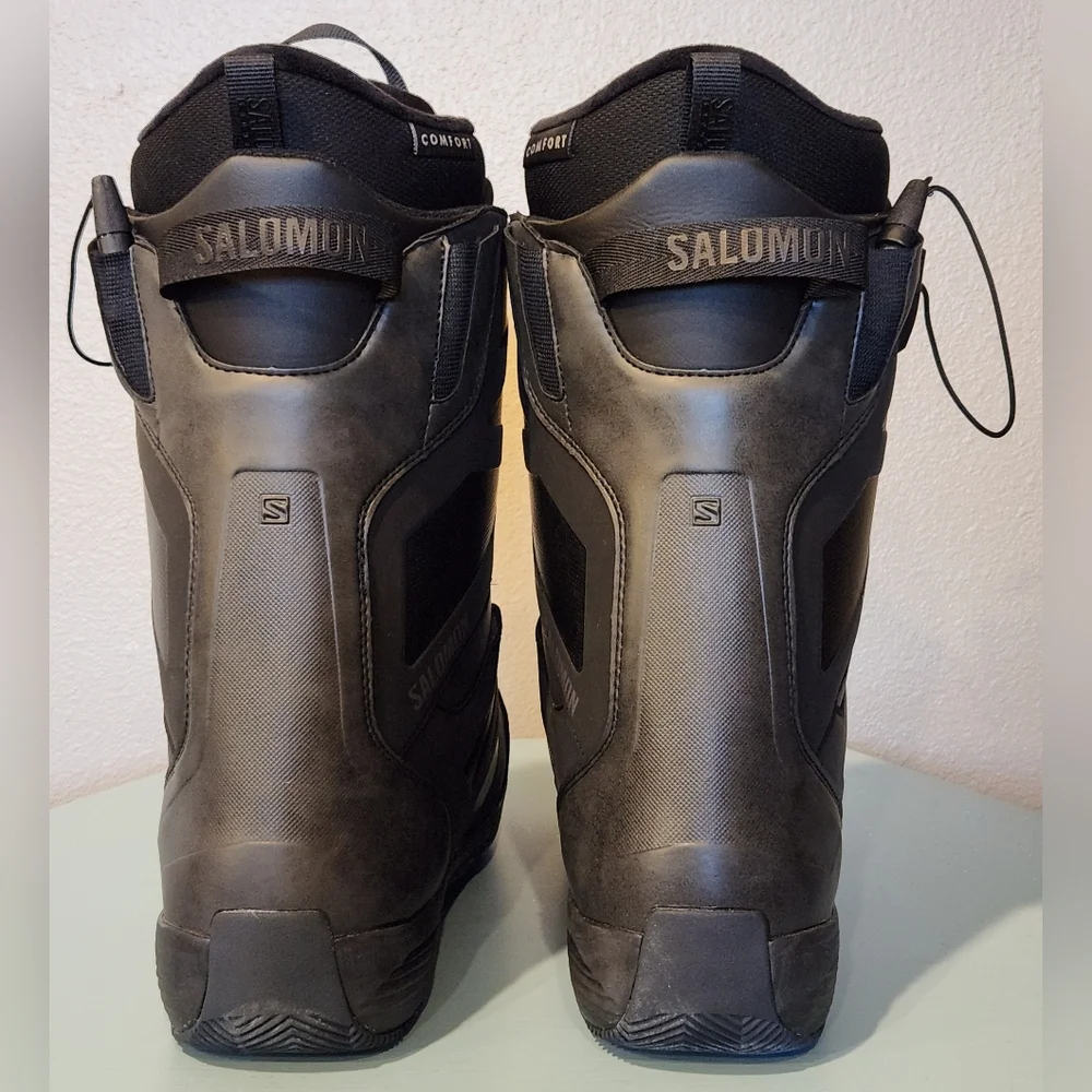 Like New! Salomon Launch Men's 12 Black Snowboarding Boots w/ Box Included